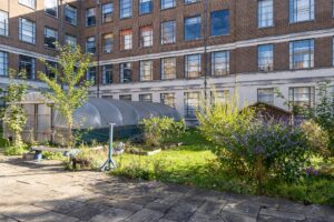 The LLD/D gardening area at Reading College before the renovations