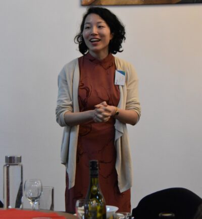 Yuan Yang MP, the Labour MP for Earley and Woodley gives a speech at the Chinese New Year at Reading College and University Centre