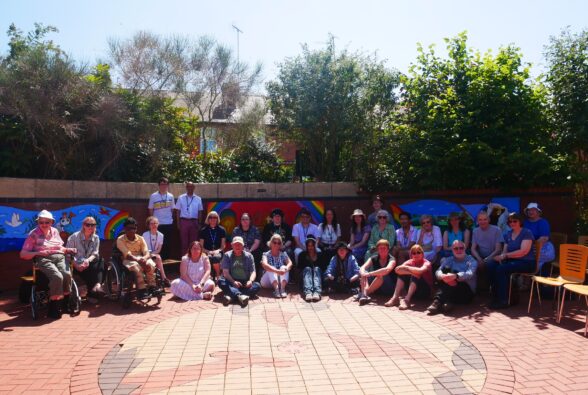 Group photo students and staff from Reading College, Revd. Claire Alcock, the church’s leadership team and members of the congregation.